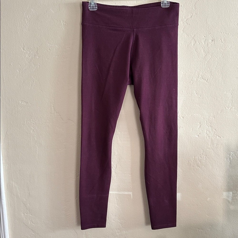 Pact Rich Purple Organic Cotton Leggings